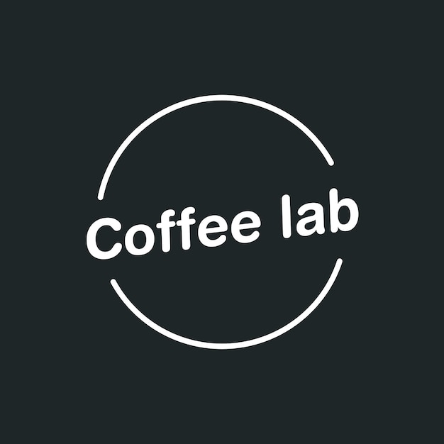 Coffee lab logo design