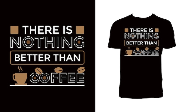 Coffee Lettering T Shirt Design