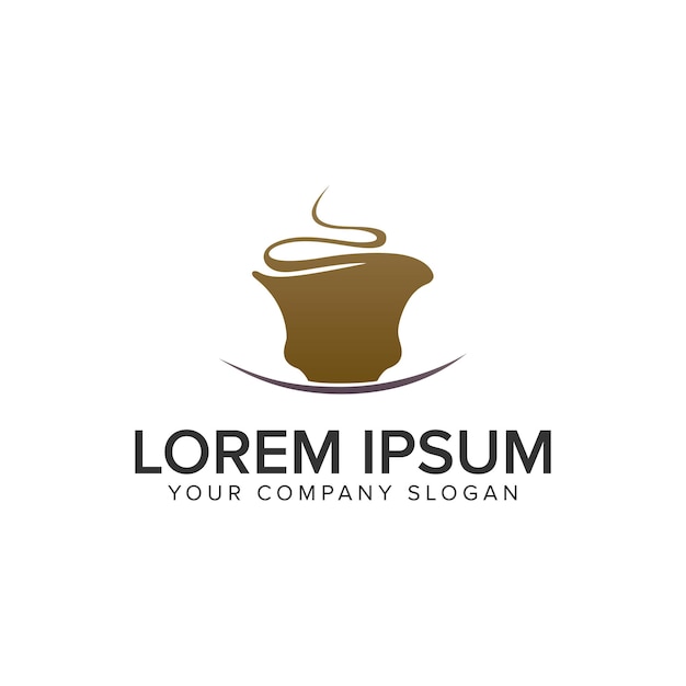 Coffee logo design concept template fully editable vector