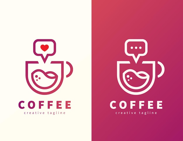 Coffee logo design template