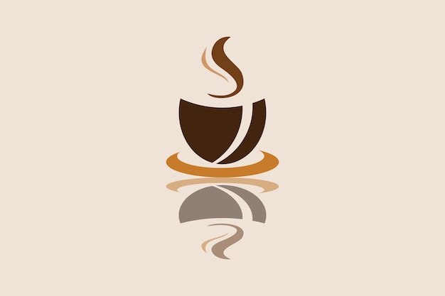 coffee logo design vector illustraton