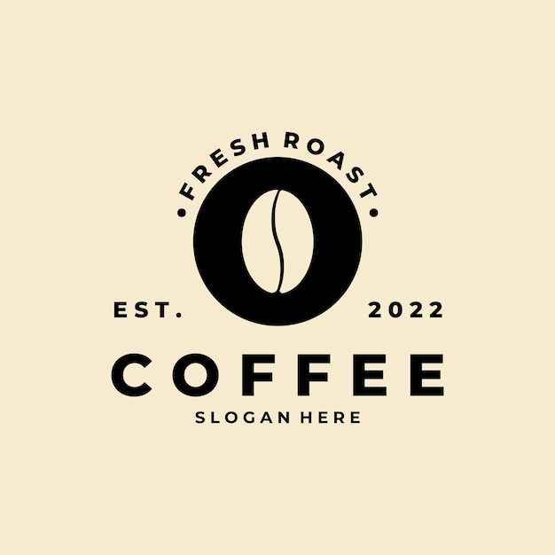 Coffee logo design vector template with Vintage Concept style