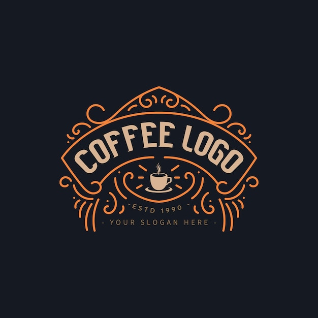 Progettazione del logo del caffè