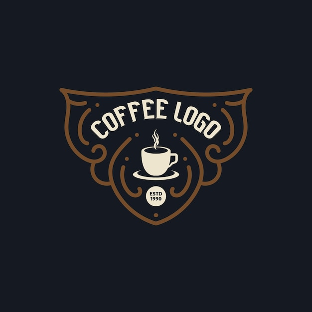 Progettazione del logo del caffè