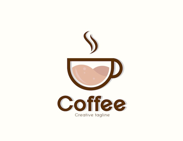 Vector coffee logo design