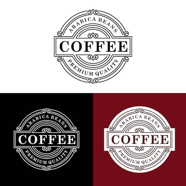 Дизайн логотипа кофе
