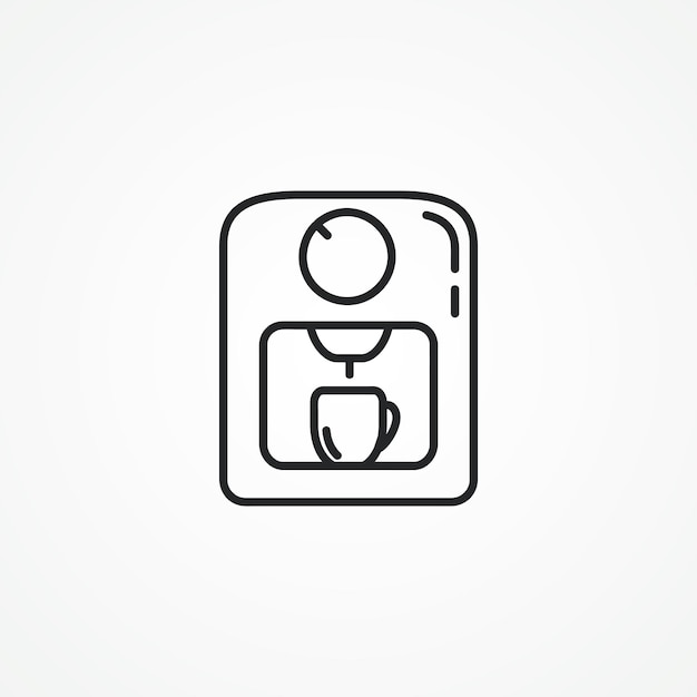 coffee machine line icon espresso machine line icon