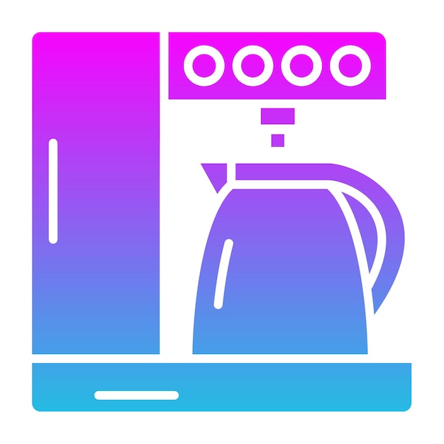 Vector coffee maker icon