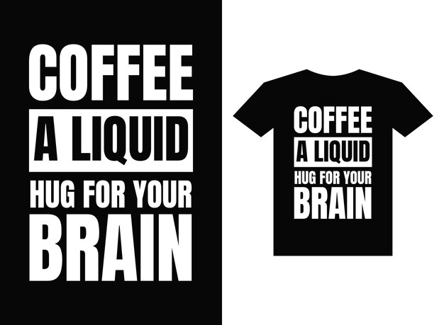 coffee motivational tshirt design vector template