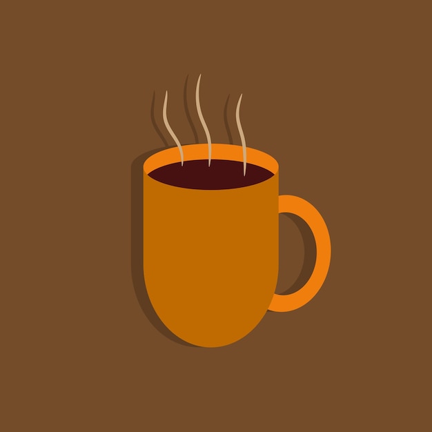 Coffee mug illustration design image