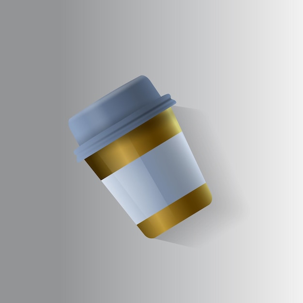 Vector coffee mug mockup
