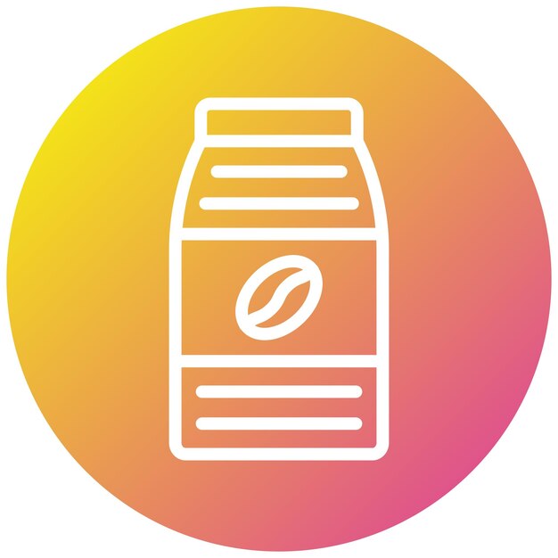 Coffee Pack Vector Icon Design Illustratie