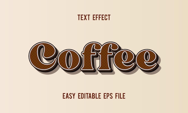 Coffee Premium text effect