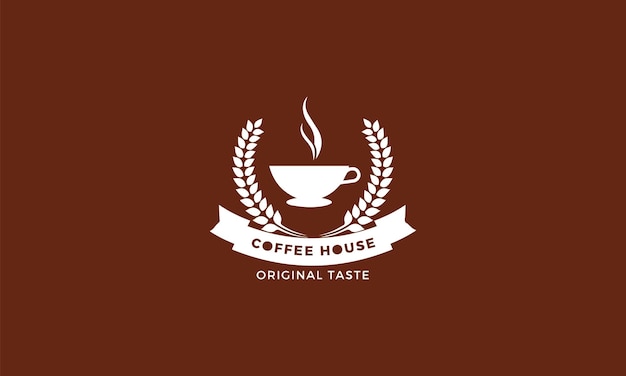 Coffee shop badge in vintage style