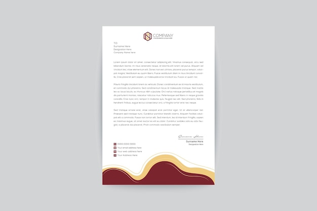 Vector coffee shop business  letterhead template