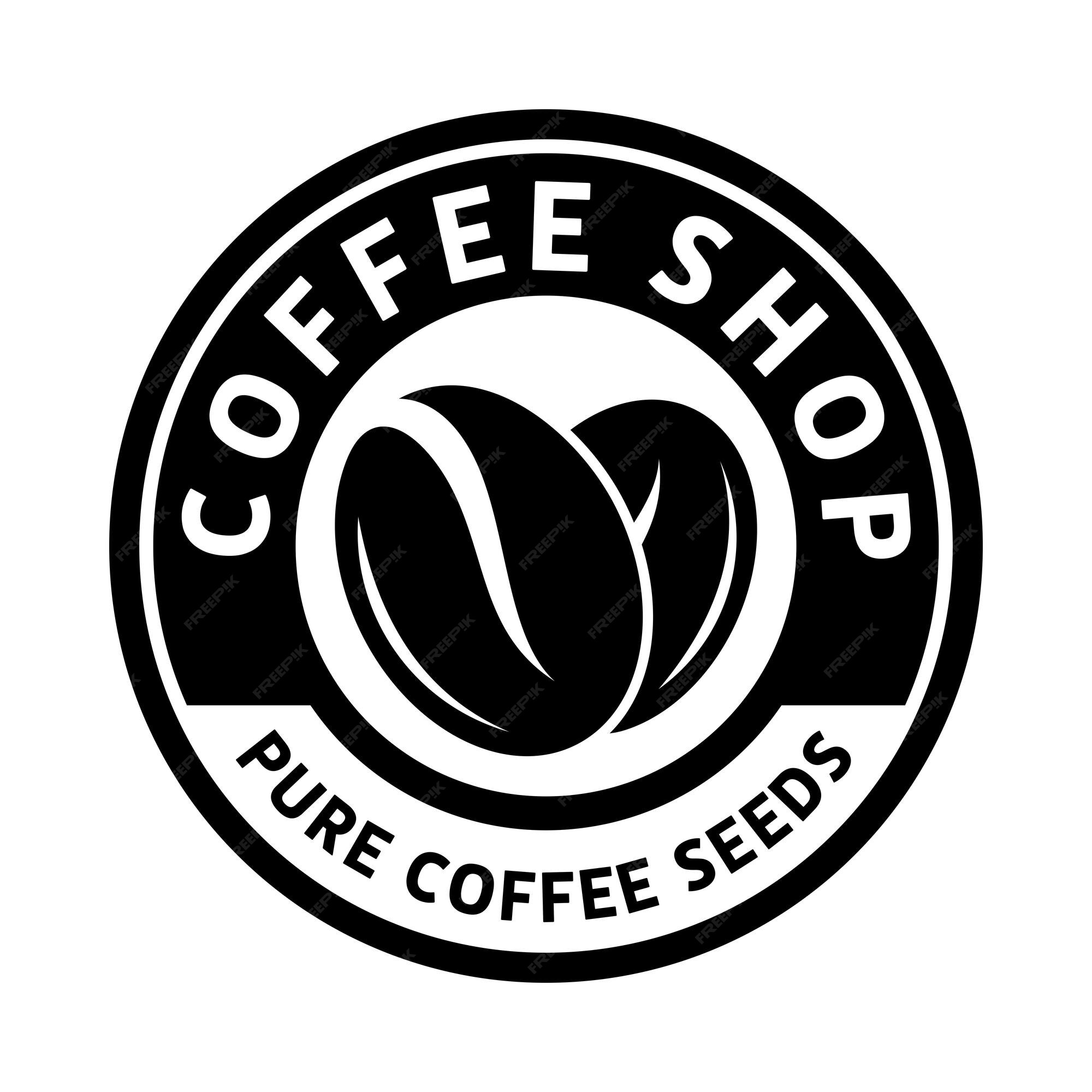 Premium Vector | Coffee shop fresh drink cappuccino badge logo template