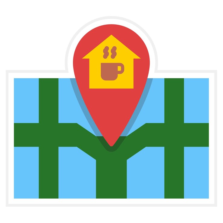 Vector coffee shop icon