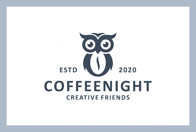 ビンテージスタイルのコーヒーショップのロゴデザイン