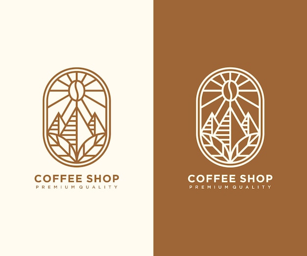 coffee shop logo design