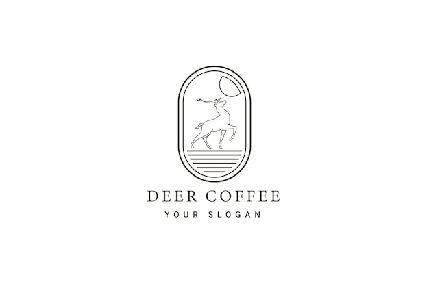 Coffee Shop Logo Icon Vector Illustration