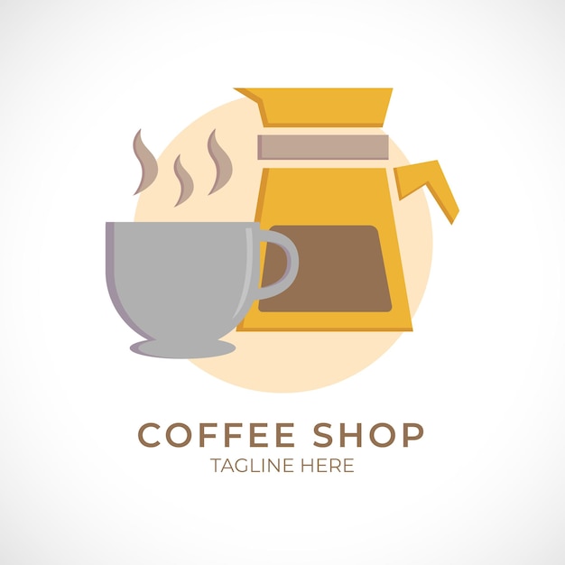 Coffee shop logo vector