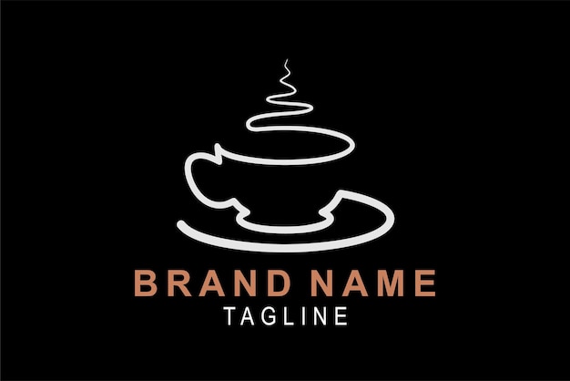 コーヒー ショップのロゴ。
