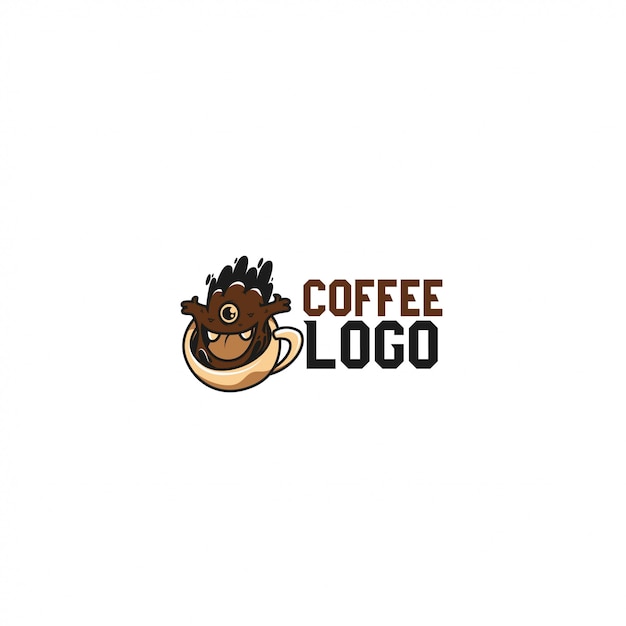 Vettore logo della caffetteria