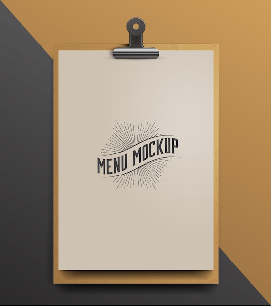 Vector coffee shop menu template.