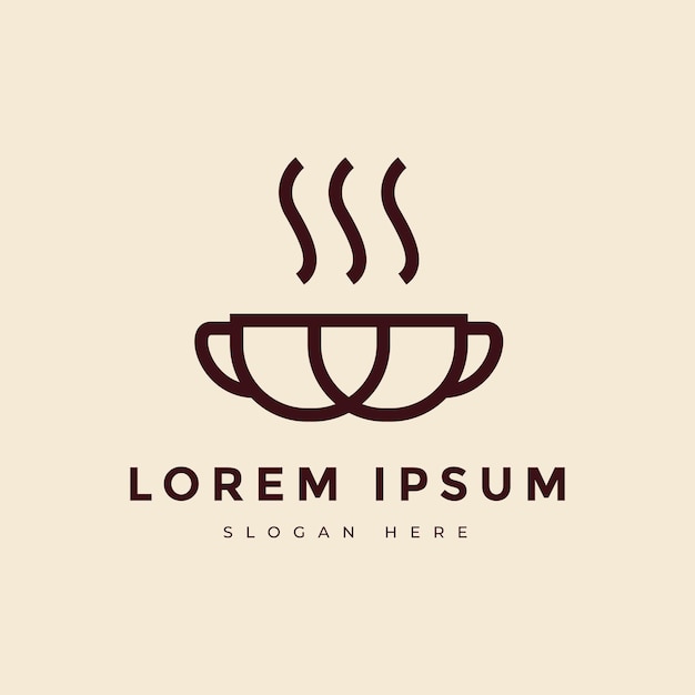 Coffee shop premium logo design vector graphic illustration