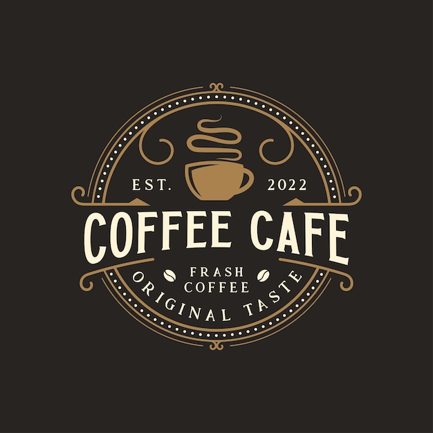 coffee shop vintage logo