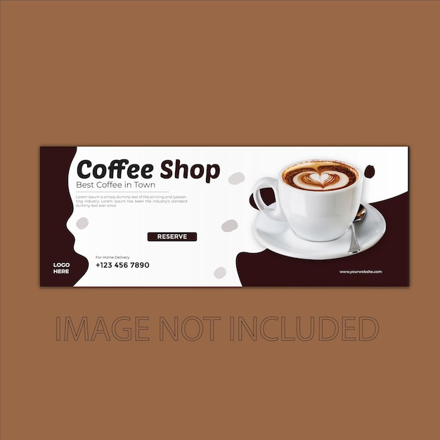 COFFEE SHOP WEB BANNER DESIGN