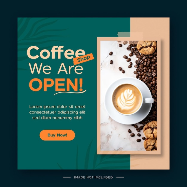 Coffee Social Media Post Template