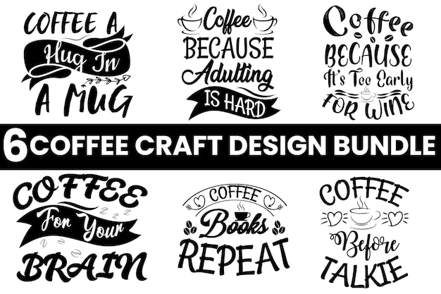 Vector coffee svg bundle