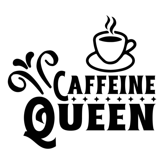 Vettore design svg del caffè