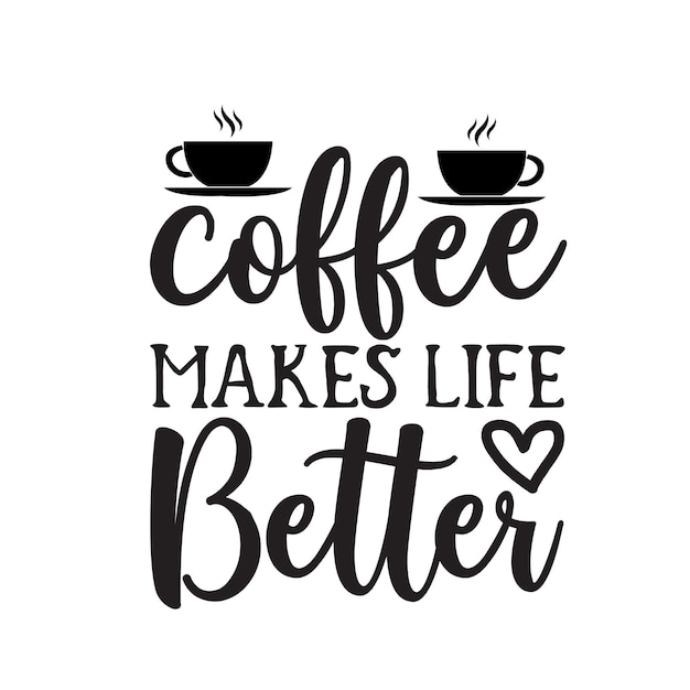 Coffee Svg デザインのカット ファイル