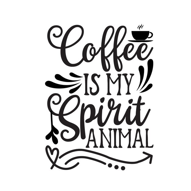 Coffee Svg デザインのカット ファイル