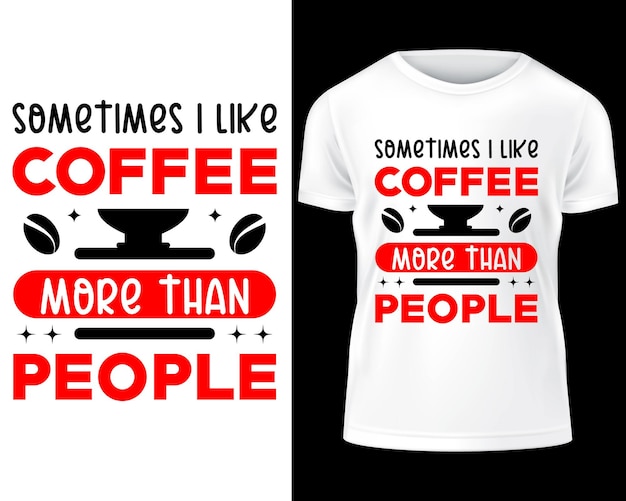 Вектор Кофе svg дизайн футболки кофе типография футболка и кофе svg дизайн
