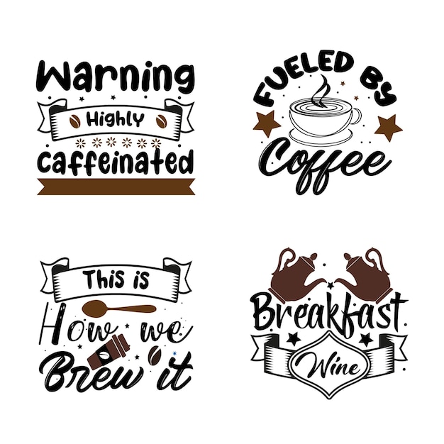 Coffee t shirt design vector