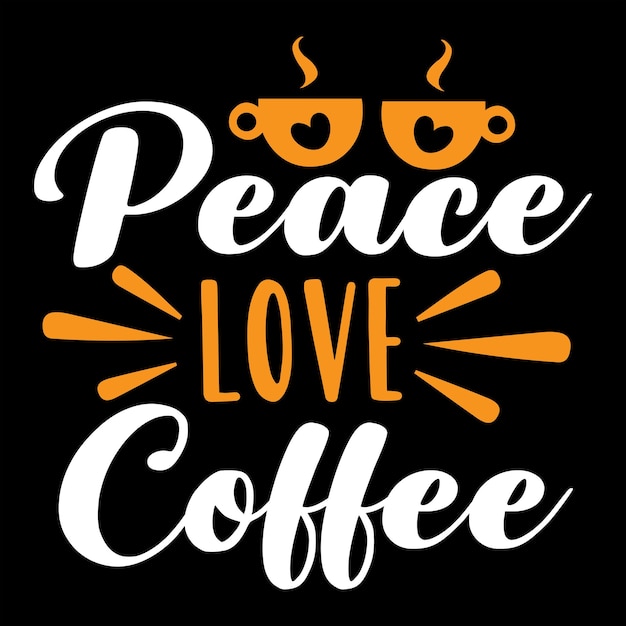 Vector coffee t shirt design vector