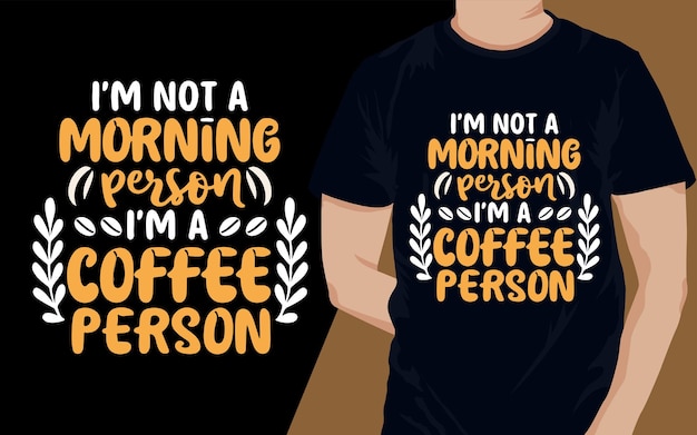 Vector coffee t shirt design