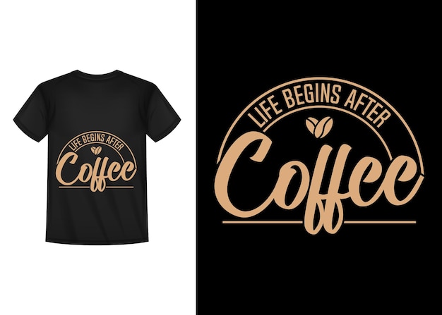 コーヒーTシャツデザイン