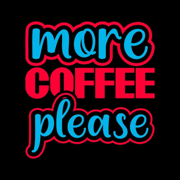 Coffee t-shirt design