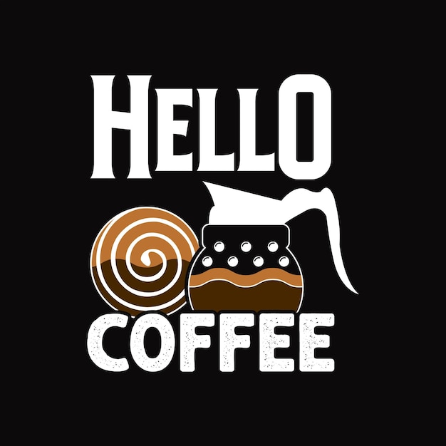 T-shirt da caffè design