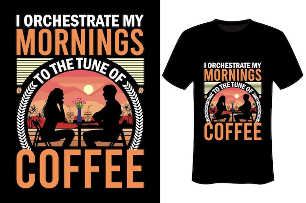 Coffee T-shirt design