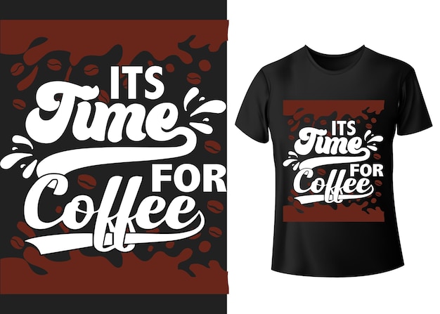 Coffee t shirt trendy coffee vintage typography t shirt design