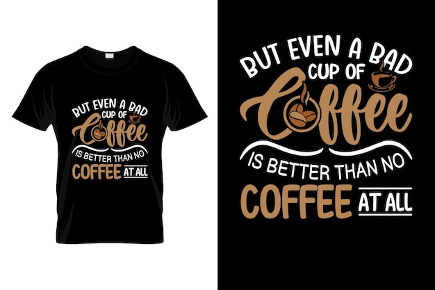 Vector coffee t shirt