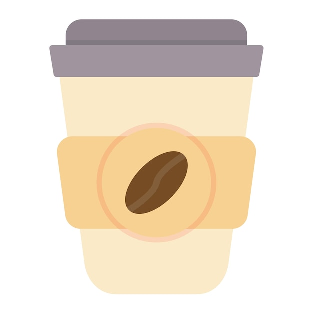 Coffee Takeaway Flat Illustration