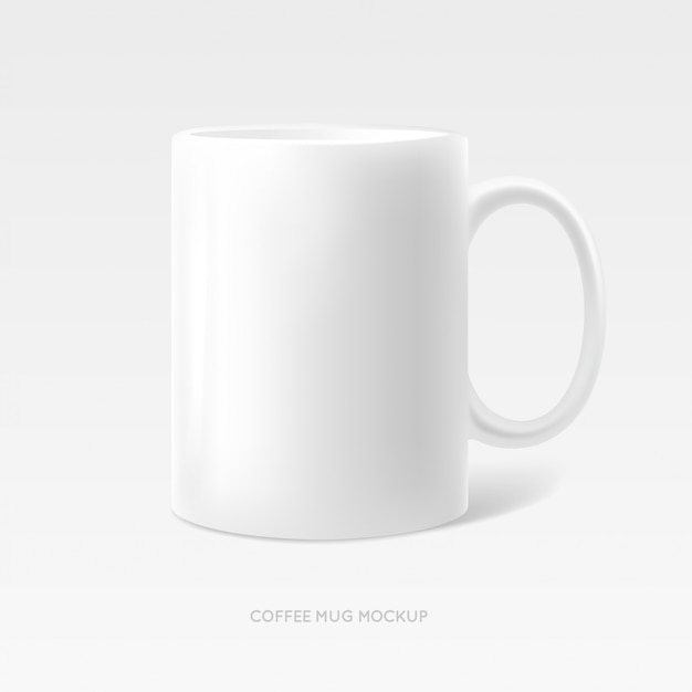 Coffee tea mug photo realistic