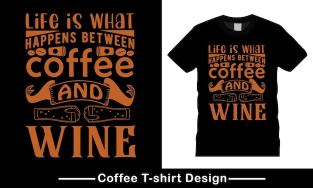 Coffee tshirt design, Coffee typography vector t shirt design, retro slogan