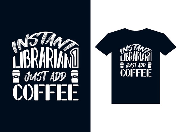 Coffee Tshirt design vector template for print